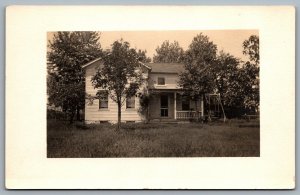 Postcard RPPC c1904-1918 United States Old House Swing