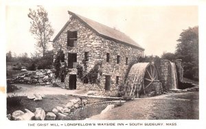 The Grist Mill in South Sudbury, Massachusetts Longfellow's Wayside Inn.