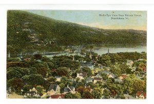 VT - Brattleboro. Bird's Eye View from Tower in Retreat Park