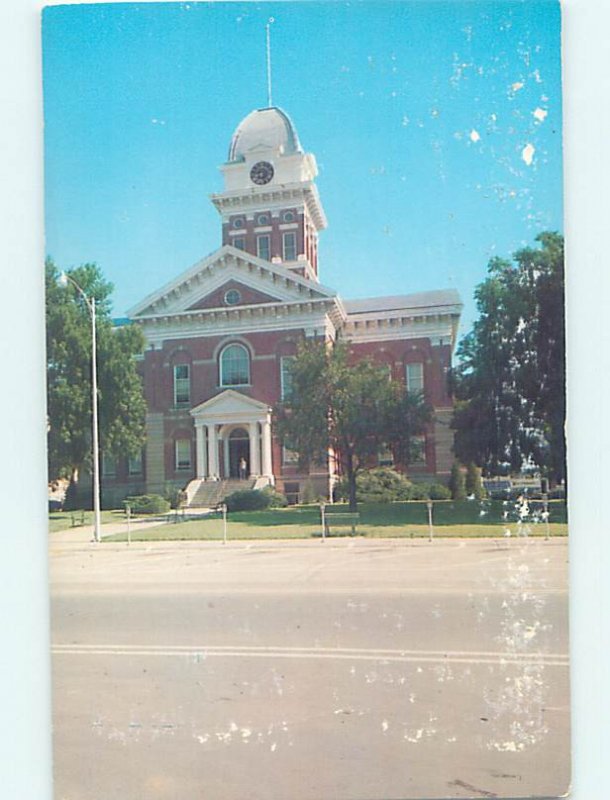 Pre-1980 COURTHOUSE SCENE Marshall Missouri MO AE9852