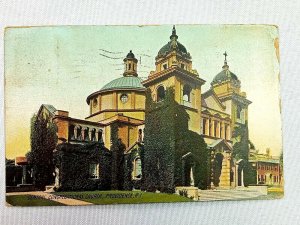 Vintage Postcard 1907 Central Congregational Church Providence RI Rhode Island