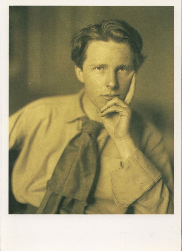 Rupert Brooke National Portrait Gallery Painting Postcard