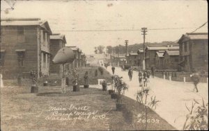 Washington DC Main St. Camp Meigs 1918 WWI Used Real Photo Postcard