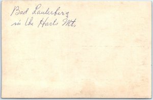 c1950s Bad Lauterberg, Germany RPPC Oder Dam Construction Birds Eye Photo A168