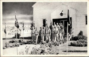 Vtg Fort Dix New Jersey NJ Leaving The Chapel Postcard