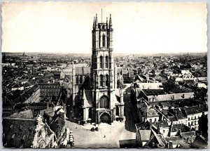 St. Bavo's Cathedral Ghent Belgium Catholic Church Parish Postcard