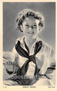 Child Actress Shirley Temple Unused corners are square, card does not lay fla...