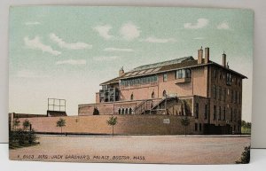 Boston Mass Mrs. Jack Gardner 's Palace Postcard B16