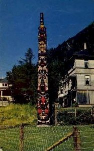 Old Witch Totem Pole - Juneau, Alaska AK