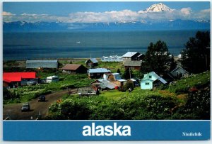 Postcard - Mt. Redoubt and Ninilchik, Alaska