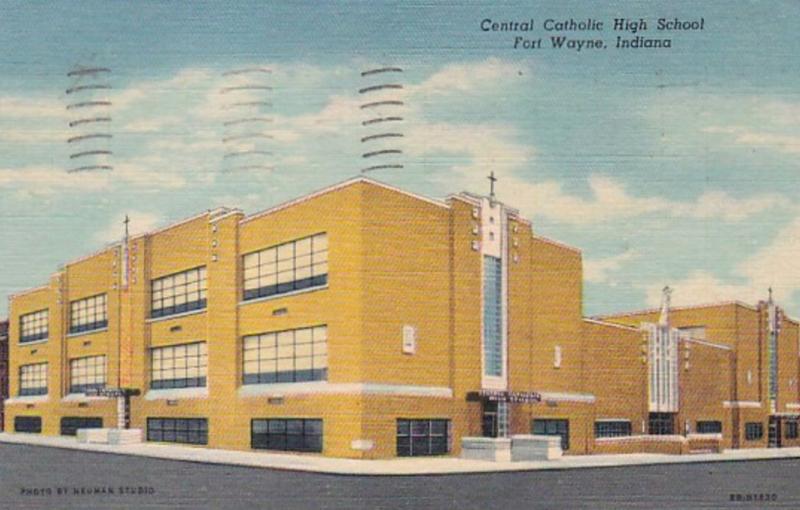 Indiana Fort Wayne Central Catholic High School 1952 Curteich