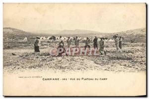 Old Postcard Boxing Carpiane camp plateau view