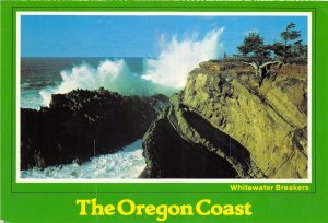 US7 USA Oregon Shore acres State park Whitewater breakers waves 1987