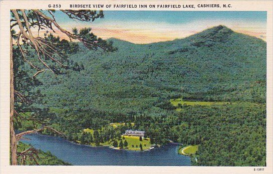 Birdeye View Of Fairfield Inn On Fairfield Lake Cashiers North Carolina