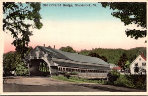 Vermont Woodstock Old Covered Bridge