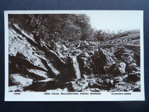 Cumbria Kirby Stephen EDEN FALLS Mallerstang c1930s RP Postcard