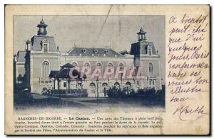 Old Postcard Bagneres de Bigorre Casino Spa has a map of the full price