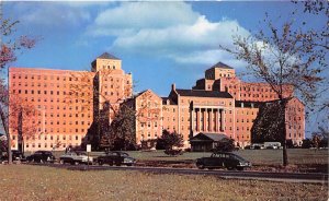 Dearborn Michigan 1950s Postcard Veterans Administration Hospital 