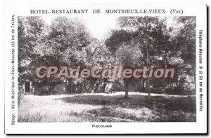 Postcard Old Hotel Restaurant Montrieux Var Old lawn