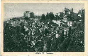 Vintage postcard - LIKE: BRUNATE 1937-