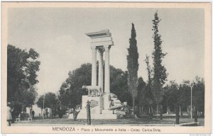 Plaza Y Monumento A Italia, Mendoza, Argentina, 1910-1920s