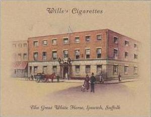 Wills Cigarette Card 2nd Series No 16 Great White Horse Ipswich Suffolk