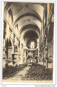 Interieur De l'Eglise St-Christopher, Belfort (Territoire de Belfort), France...