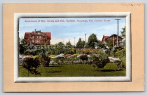 Pasadena CA~Childs Torrance Mystery Mansion~Garfields on Buena Vista Street~1910