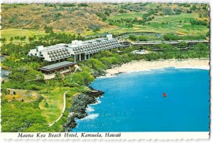 Kamuela, Hawaii MAUNA KEA BEACH HOTEL 4x6 Continental c1960s Vintage Postcard