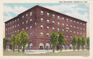 Hotel Manchester - Middletown, Ohio - pm 1948 - WB