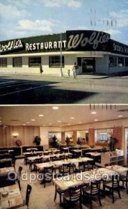 Miami Beach Florida USA Wolfie's Restaurant 1958 postal used 1958, light post...