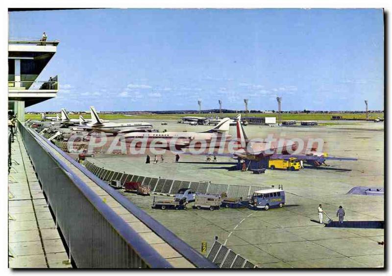 Postcard From Paris Orly Airport Modern Aire De Parking