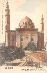 Le Caire Cairo Egypt Mosquee Sultan Hassan Antique Postcard J75334