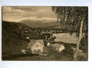 236279 NORWAY NORGE VOSS Bergensbanen Vintage Mittet postcard