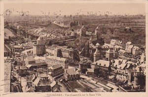 Fraance Fougeres Vue d'ensemble sur la Basse Ville 1919