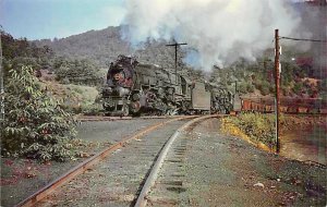 RAILROAD PENNSYLVANIA 4308 Doubleheaded steam Locomotive