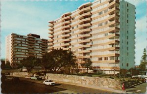Victoria BC Lord and Lady Simcoe Apartments Vancouver Island Unused Postcard G64