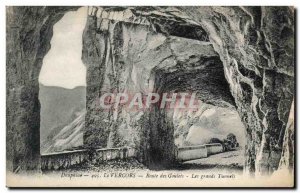 Dauphine - The Vercours - Road bottlenecks - Great Tunnels - Old Postcard