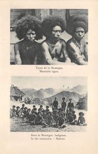 B86520 types de la montagne in the mountains natives folklore papua new guinea