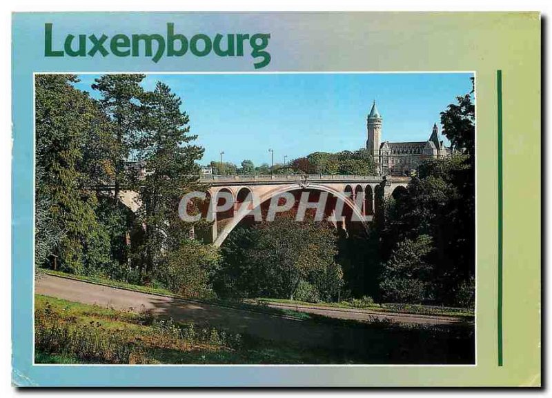 Postcard Modern Luxembourg Grand Duke Adolphe Bridge