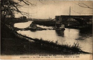 CPA SOISSONS Le Pont sur l'Aisne a VILLENEUVE (665950)