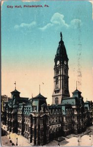 City Hall Philadelphia Pennsylvania Postcard C091