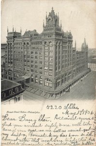 PHILADELPHIA PA~BROAD STREET RAILWAY STATION~POSTCARD