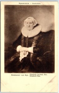 Postcard - Elisabeth Bas By Rembrandt, Rijksmuseum - Amsterdam, Netherlands