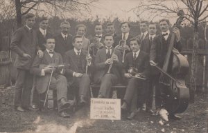 Tremosna Ptzen Czech Republic Military Band WW1 1916 Postcard