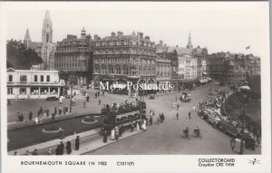 Dorset Postcard - Bournemouth Square in 1922 - SW17728