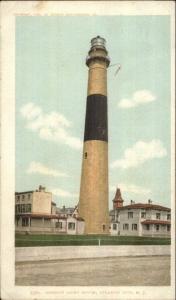 Atlantic City NJ Lighthouse c1905 Detroit Publishing Postcard