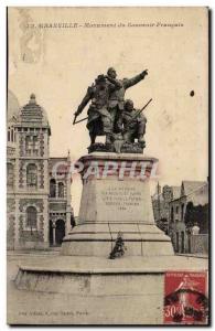 Granville Old Postcard Monument french memory