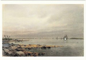 Calm Before a Storm Newport by William Trost Richards Art Postcard