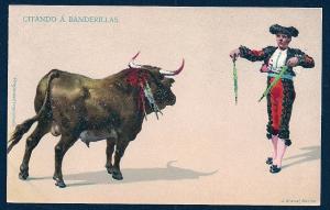 Citando a Banderillas Bullfighting Mexico unused c1905